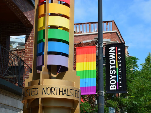 Chicago Boystown Gay Pride Flag